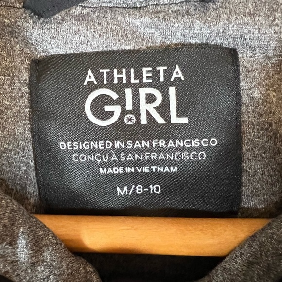Athleta Girl | Jump To It | Puffer | Jacket | Black | Hooded | M (8-10) - Picture 4 of 8